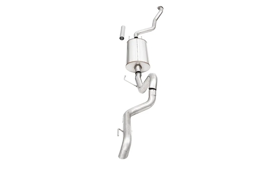 21308 – CORSA EXHST Exhaust System Kit, 304 Stainless Steel With Muffler 3 Inch Pipe Diameter Single Exhaust With Sin...